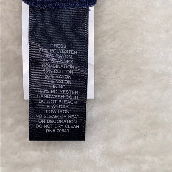 Laura Petites navy  lace mini midi sleeveless dress - Picture 6 of 11